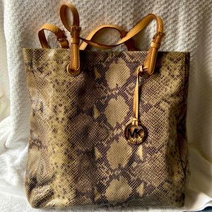 Michael Kors python women’s tote